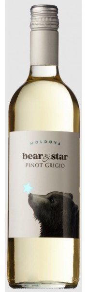 Pinot Grigio Bear & Star Moldova 18.75cl (Quarter Bottle)
